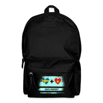 Vietnam und Schweden 100% perfekt / Geschenk - Rucksack - Schwarz - Vorne
