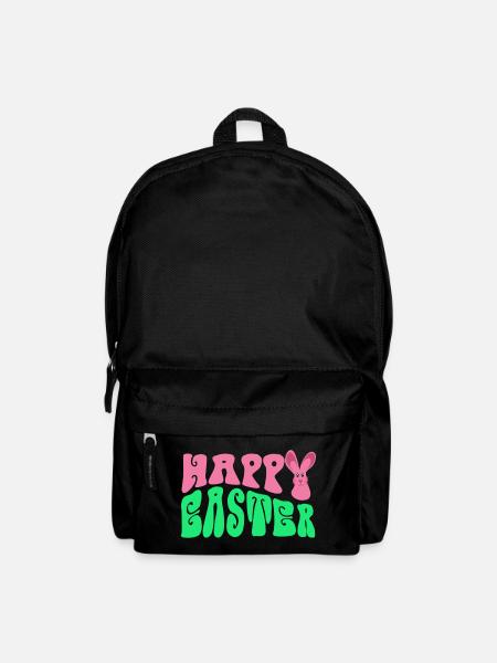 Frohe Ostern - Happy Easter - Rucksack - Schwarz