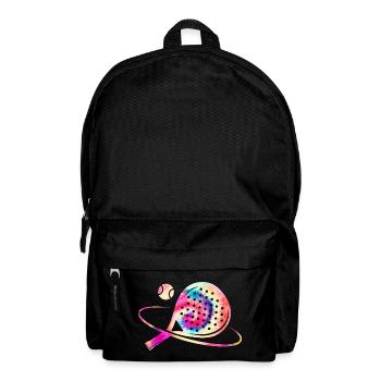 Padel Tennis Colorful - Backpack - black - Front