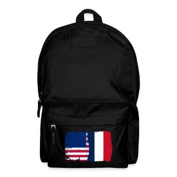 Flag Fusion USA France - Backpack - black - Front