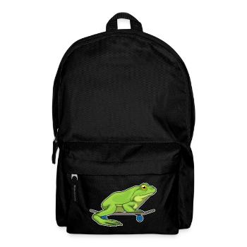 Frog Skater Skateboard Sport - Backpack - black - Front