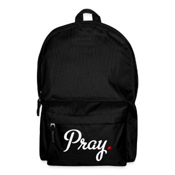 pray - Backpack - black - Front