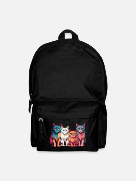 Gang de chats - Sac à dos - noir