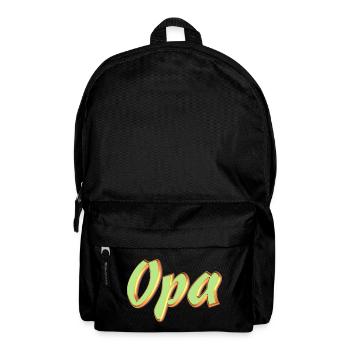 Kosename Opa 3D Style - Rucksack - Schwarz - Vorne