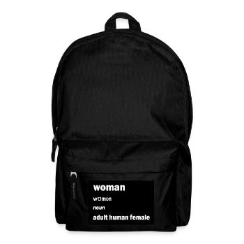 Adult Human Female - Sac à dos - noir - Devant