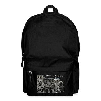 Trier, Porta Nigra Welterbe, Deutschland Zeichnung - Rucksack - Schwarz - Vorne