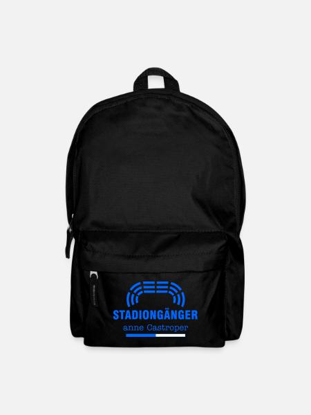 Stadiongänger Hoodie Bochum – Anne Castroper - Rucksack - Schwarz