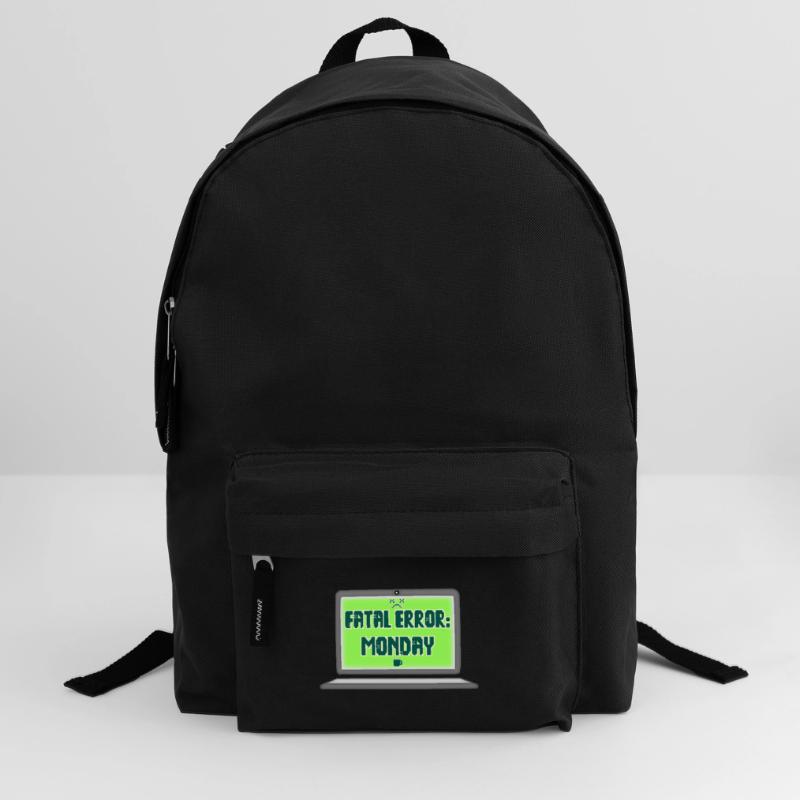 Fatal Error I Hate Mondays Geek Tech Sarkastisch Rucksack