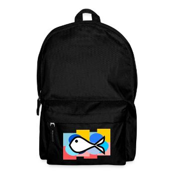 APRIL FOOL. FISH. SARDINE. ANNIVERSARY - Backpack - black - Front