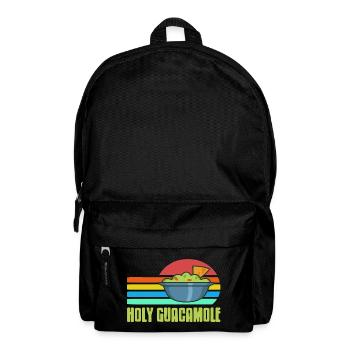 Holy Guacamole Retro Funny Avocado Dip Pun - Rucksack - Schwarz - Vorne