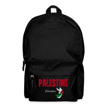Palästina Freiheit, ich unterstütze Palästina - Rucksack - Schwarz - Vorne