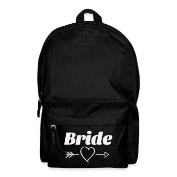 Bridal Heart Arrow Design - Backpack - black - Front