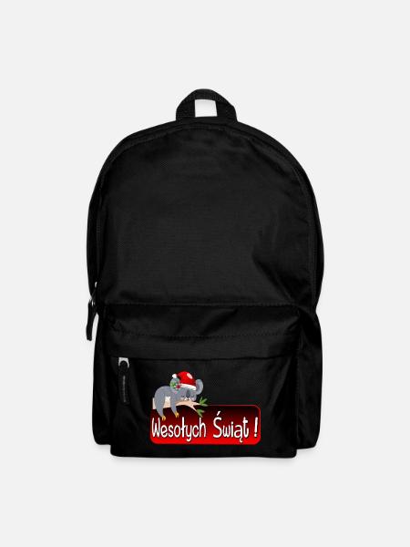 życzenia wesołych świąt - Rucksack - Schwarz