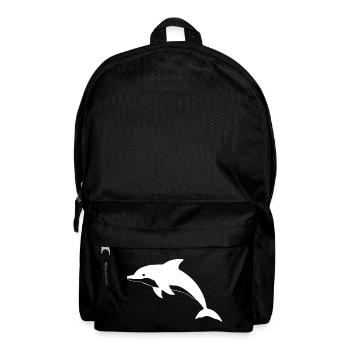 Dolphin Dolphins T-shirt Gift - Backpack - black - Front