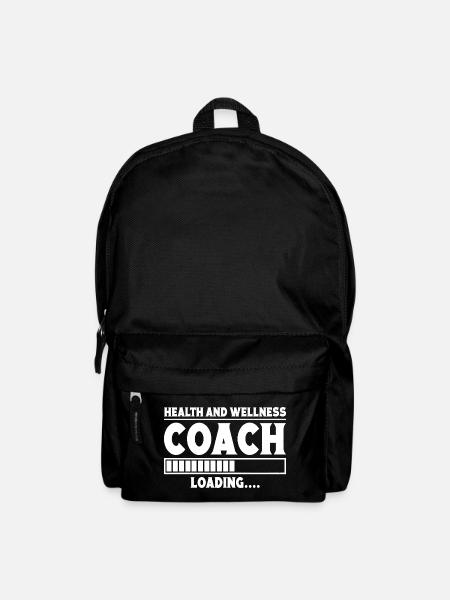Powerlifting Bodybuilder Wellness Coach Loading - Rucksack - Schwarz