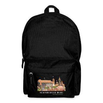 Nuremberg Castle Hand Drawing - Backpack - black - Front