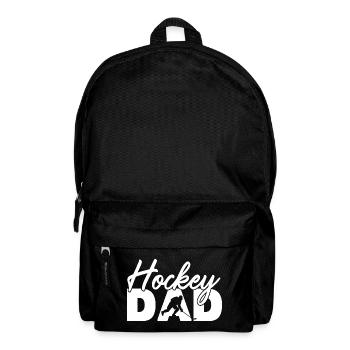 Hockey-Papa wie ein normaler Vater, nur coolere Kunst - Rucksack - Schwarz - Vorne