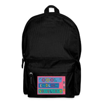 Finally a schoolchild - Backpack - black - Front