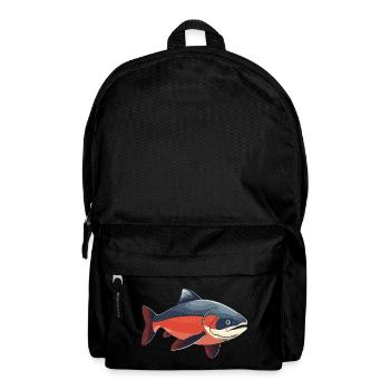 Lachse Lachs - Rucksack - Schwarz - Vorne