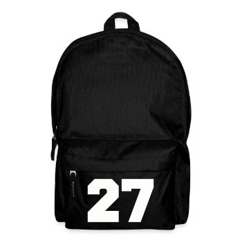 Number 27 - Backpack - black - Front