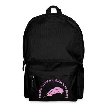 Wortfeder: Silence becomes a way - Backpack - black - Front