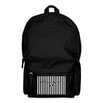 Barcode Illusion  - Rucksack - Schwarz - Vorne