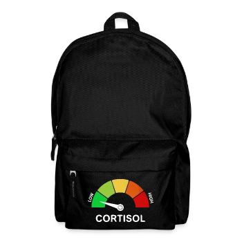 Échelle de cortisol bas - Sac à dos - noir - Devant