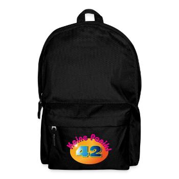 Keine Panik! 42 - Rucksack - Schwarz - Vorne