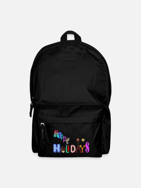 Frohe Feiertage - Rucksack - Schwarz
