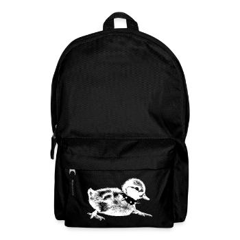 Rebel Punk Entlein – Halsketten-Design mit Stacheln - Rucksack - Schwarz - Vorne