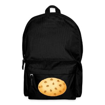 Schokoladenkeks - Rucksack - Schwarz - Vorne