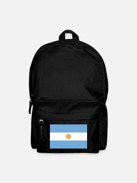 Argentinische Fahne - Rucksack - Schwarz