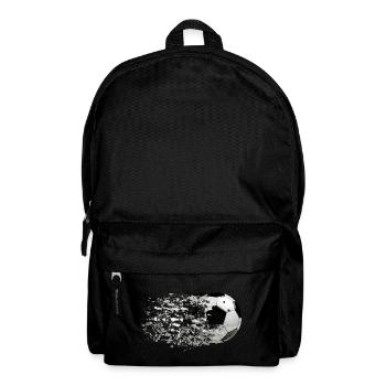 51 Fußball Ball fliegt Spritzer Splash Farbkleckse - Rucksack - Schwarz - Vorne