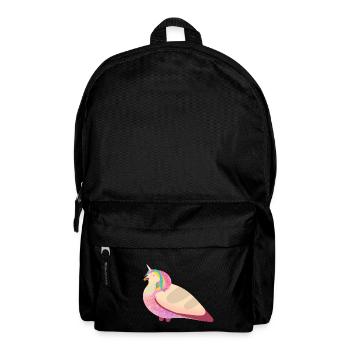 Unicorn Pigeon Friend - Rucksack - Schwarz - Vorne