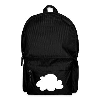 Cloud 7 flock clouds icon gift idea decoration - Backpack - black - Front