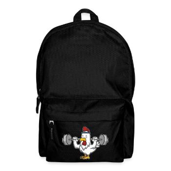 Poulet poulet fitness gym sport hanté protéines - Sac à dos - noir - Devant