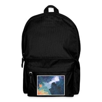 Original Art Print "Club" - Backpack - black - Front