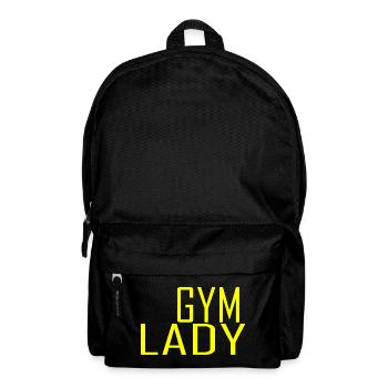 Gym Lady - Rucksack - Schwarz - Vorne