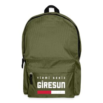 Giresun 28 Türkei Turkiye Geschenk Urlaub TR Türk - Rucksack - Olivgrün - Vorne