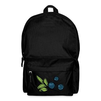 Bilberries fruit - Backpack - black - Front