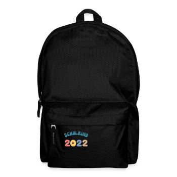 Schulkind 2022 Erste Klasse Geschenke und Shirts - Rucksack - Schwarz - Vorne