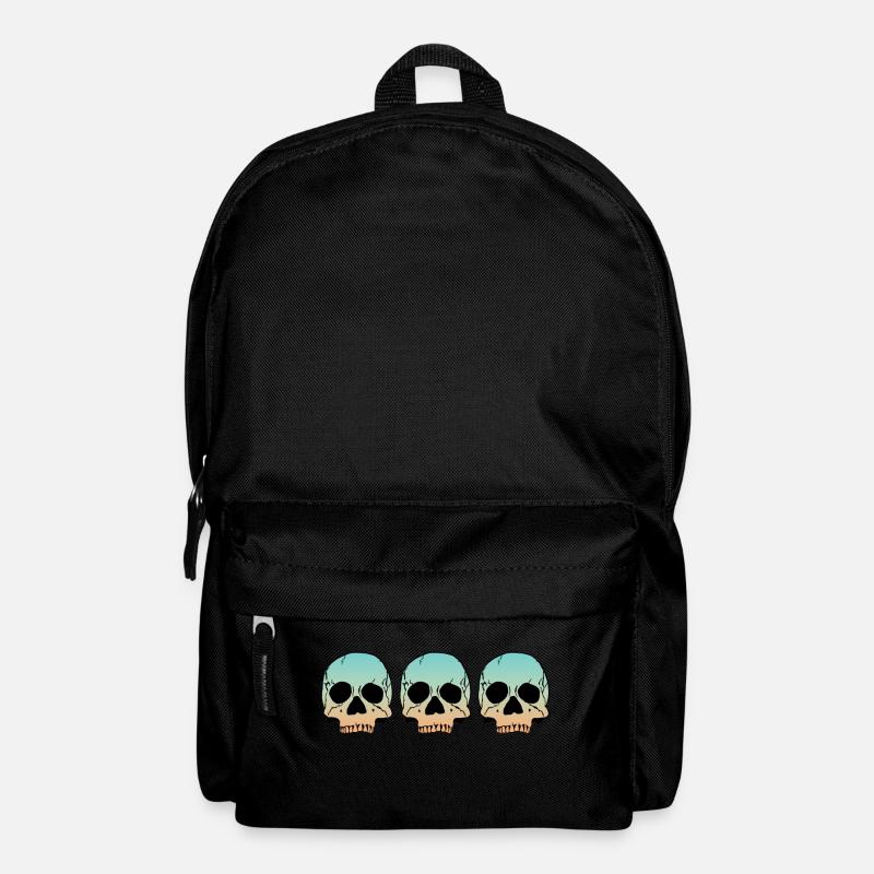 3 Skulls - Rucksack - Schwarz