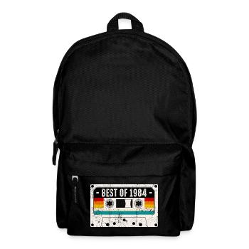 Best of 1984 Retro Cassette - Backpack - black - Front