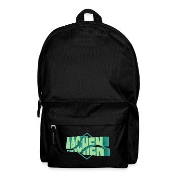 Aachen Deutschland Stadt 3D Schrift Skyline - Rucksack - Schwarz - Vorne