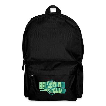 Bielefeld Deutschland Stadt 3D Schrift Skyline - Rucksack - Schwarz - Vorne