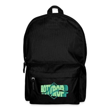Bottrop Germany City 3D Font Skyline - Backpack - black - Front