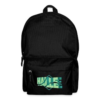 Halle Deutschland Stadt 3D Schrift Skyline - Rucksack - Schwarz - Vorne