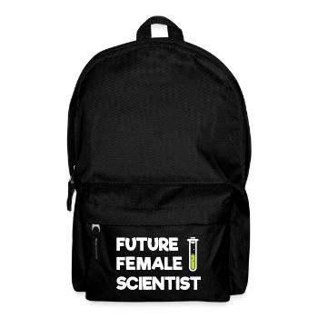 Zukünftige Wissenschaftlerin - Rucksack - Schwarz - Vorne