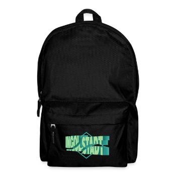Ingolstadt Deutschland Stadt 3D Schrift Skyline - Rucksack - Schwarz - Vorne