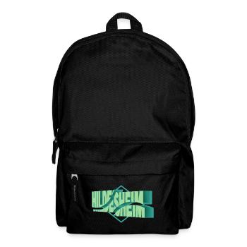 Hildesheim Deutschland Stadt 3D Schrift Skyline - Rucksack - Schwarz - Vorne